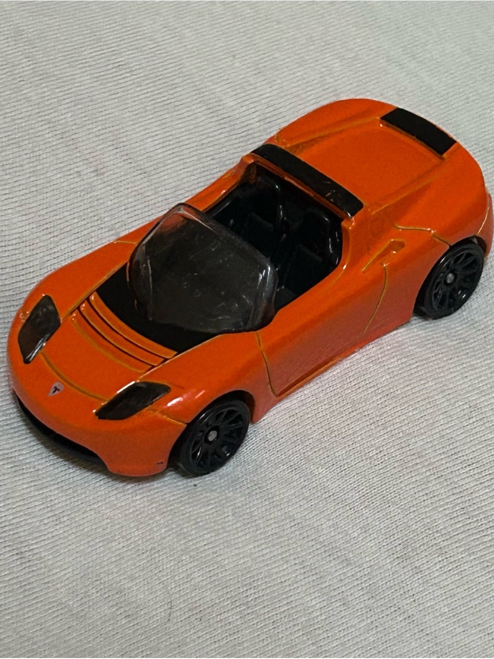 Hot Wheels 2008 Tesla Roadster Orange HKJ44 Loose 1:64